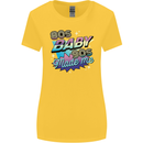 80s Baby 90s Made Me Music Pop Rock Womens Wider Cut T-Shirt Yellow