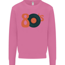 80s Music Vinyl Record Decks Turntable Mens Sweatshirt Jumper Azalea