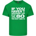 80th Birthday 80 Year Old Don't Grow Up Funny Mens Cotton T-Shirt Tee Top Irish Green