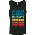 80th Birthday 80 Year Old Mens Vest Tank Top Black