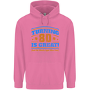80th Birthday Turning 80 Is Great Mens 80% Cotton Hoodie Azelea