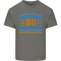 80th Birthday Turning 80 Is Great Mens Cotton T-Shirt Tee Top Charcoal
