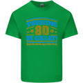 80th Birthday Turning 80 Is Great Mens Cotton T-Shirt Tee Top Irish Green