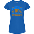 80th Birthday Turning 80 Is Great Womens Petite Cut T-Shirt Royal Blue