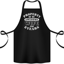 8 Year Wedding Anniversary 8th Funny Wife Cotton Apron 100% Organic Black