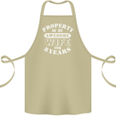 8 Year Wedding Anniversary 8th Funny Wife Cotton Apron 100% Organic Khaki
