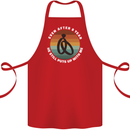 8 Year Wedding Anniversary 8th Marriage Cotton Apron 100% Organic Red