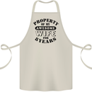 8th Wedding Anniversary 8 Year Funny Wife Cotton Apron 100% Organic Natural