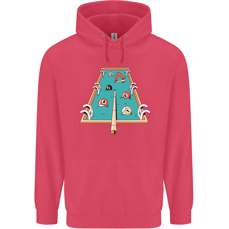 9-Ball Pool Funny Swimming Pool Mashup Childrens Kids Hoodie Heliconia