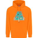 9-Ball Pool Funny Swimming Pool Mashup Childrens Kids Hoodie Orange