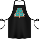 9-Ball Pool Funny Swimming Pool Mashup Cotton Apron 100% Organic Black