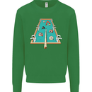 9-Ball Pool Funny Swimming Pool Mashup Kids Sweatshirt Jumper Irish Green