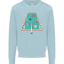9-Ball Pool Funny Swimming Pool Mashup Kids Sweatshirt Jumper Light Blue