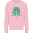 9-Ball Pool Funny Swimming Pool Mashup Kids Sweatshirt Jumper Light Pink