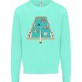9-Ball Pool Funny Swimming Pool Mashup Kids Sweatshirt Jumper Peppermint