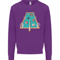 9-Ball Pool Funny Swimming Pool Mashup Kids Sweatshirt Jumper Purple