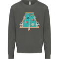 9-Ball Pool Funny Swimming Pool Mashup Kids Sweatshirt Jumper Storm Grey