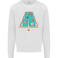 9-Ball Pool Funny Swimming Pool Mashup Kids Sweatshirt Jumper White