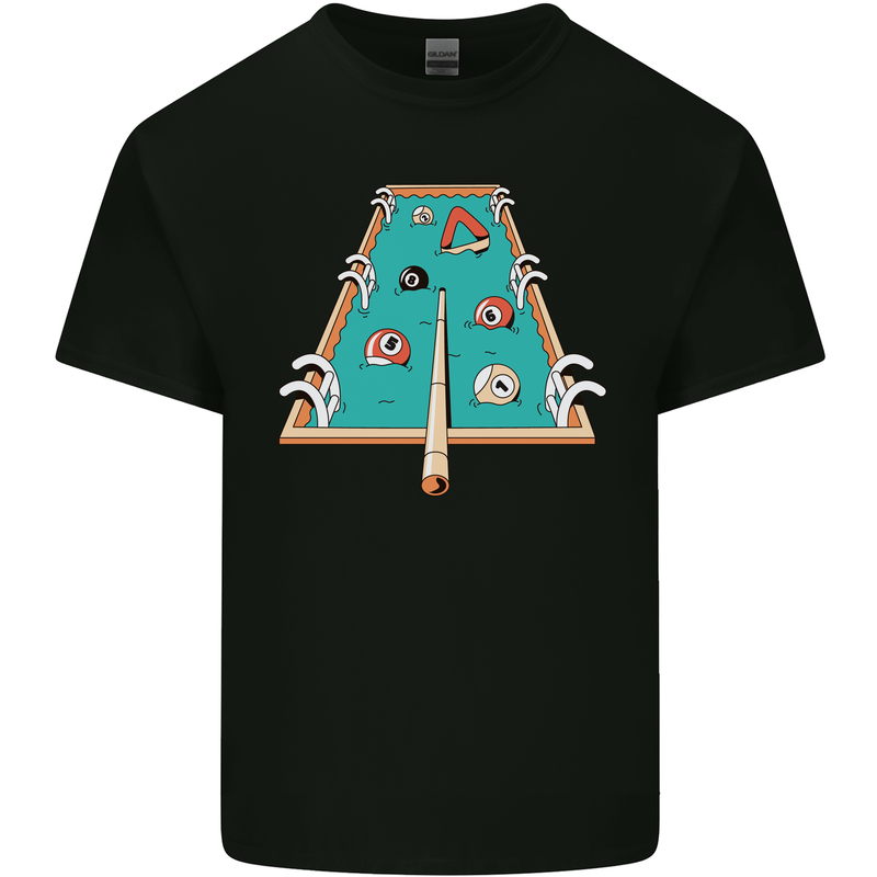 9-Ball Pool Funny Swimming Pool Mashup Kids T-Shirt Childrens Black