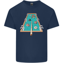 9-Ball Pool Funny Swimming Pool Mashup Kids T-Shirt Childrens Navy Blue