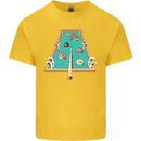 9-Ball Pool Funny Swimming Pool Mashup Kids T-Shirt Childrens Yellow