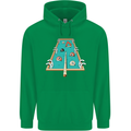 9-Ball Pool Funny Swimming Pool Mashup Mens 80% Cotton Hoodie Irish Green