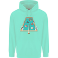 9-Ball Pool Funny Swimming Pool Mashup Mens 80% Cotton Hoodie Peppermint