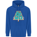 9-Ball Pool Funny Swimming Pool Mashup Mens 80% Cotton Hoodie Royal Blue
