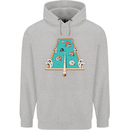 9-Ball Pool Funny Swimming Pool Mashup Mens 80% Cotton Hoodie Sports Grey