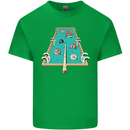9-Ball Pool Funny Swimming Pool Mashup Mens Cotton T-Shirt Tee Top Irish Green