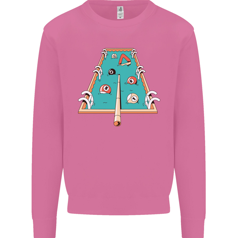 9-Ball Pool Funny Swimming Pool Mashup Mens Sweatshirt Jumper Azalea