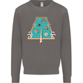 9-Ball Pool Funny Swimming Pool Mashup Mens Sweatshirt Jumper Charcoal