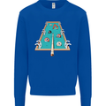 9-Ball Pool Funny Swimming Pool Mashup Mens Sweatshirt Jumper Royal Blue