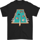 9-Ball Pool Funny Swimming Pool Mashup Mens T-Shirt 100% Cotton Black