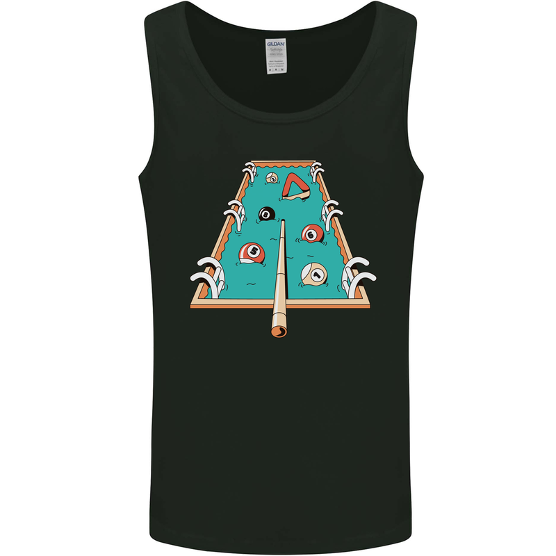9-Ball Pool Funny Swimming Pool Mashup Mens Vest Tank Top Black