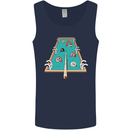 9-Ball Pool Funny Swimming Pool Mashup Mens Vest Tank Top Navy Blue