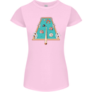 9-Ball Pool Funny Swimming Pool Mashup Womens Petite Cut T-Shirt Light Pink