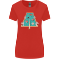 9-Ball Pool Funny Swimming Pool Mashup Womens Wider Cut T-Shirt Red