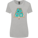 9-Ball Pool Funny Swimming Pool Mashup Womens Wider Cut T-Shirt Sports Grey
