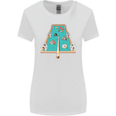 9-Ball Pool Funny Swimming Pool Mashup Womens Wider Cut T-Shirt White