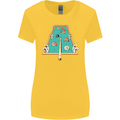9-Ball Pool Funny Swimming Pool Mashup Womens Wider Cut T-Shirt Yellow