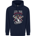 9-Ball Pool Less Talk More Chalk Funny Childrens Kids Hoodie Navy Blue