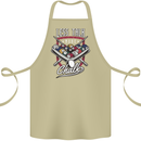 9-Ball Pool Less Talk More Chalk Funny Cotton Apron 100% Organic Khaki
