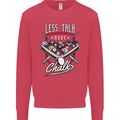 9-Ball Pool Less Talk More Chalk Funny Kids Sweatshirt Jumper Heliconia