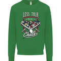9-Ball Pool Less Talk More Chalk Funny Kids Sweatshirt Jumper Irish Green