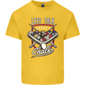 9-Ball Pool Less Talk More Chalk Funny Kids T-Shirt Childrens Yellow