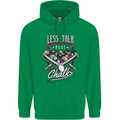 9-Ball Pool Less Talk More Chalk Funny Mens 80% Cotton Hoodie Irish Green