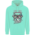 9-Ball Pool Less Talk More Chalk Funny Mens 80% Cotton Hoodie Peppermint
