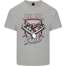 9-Ball Pool Less Talk More Chalk Funny Mens Cotton T-Shirt Tee Top Sports Grey