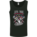 9-Ball Pool Less Talk More Chalk Funny Mens Vest Tank Top Black